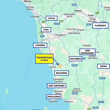 Tramontalba, Luxury With Private Infinity Pool, Panoramic Views 4* Montescudaio